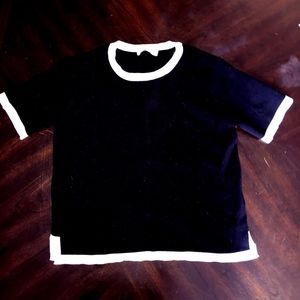 Zara - Black and White Top